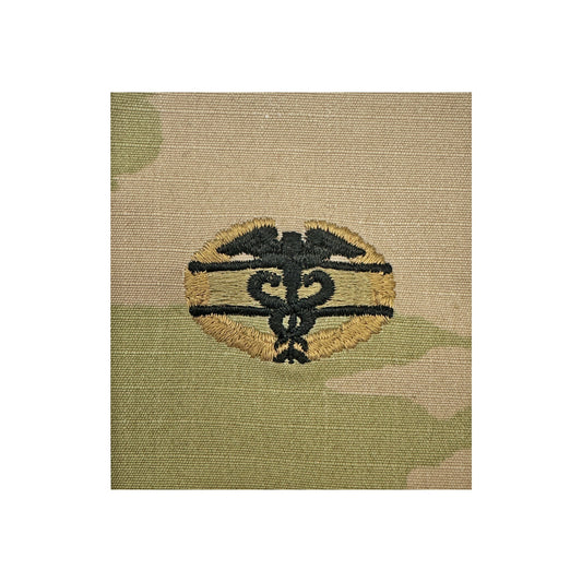 U.S. Army Master Combat Medical 1AWD Gold Wreath OCP Sew-on Badge