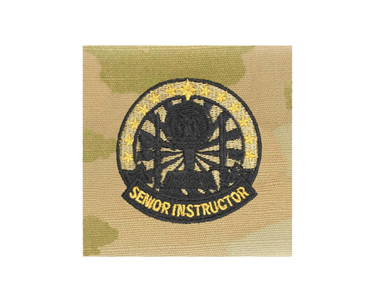U.S. Army Instructor Badge Senior OCP Sew-on Badge