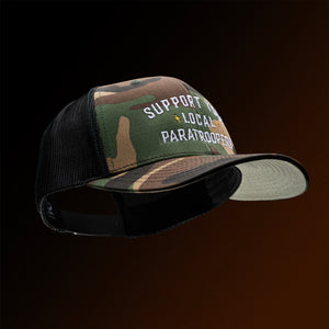 Support Your Local Paratroopers Embroidered Trucker Hat