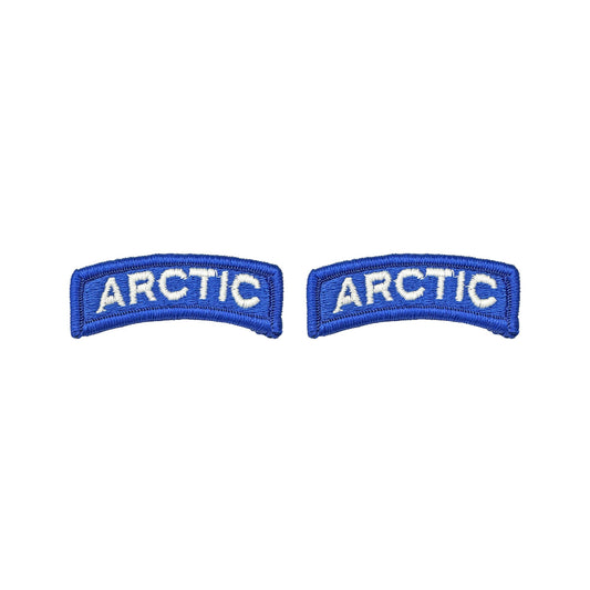 Arctic Blue and White Color Tab (Pair)