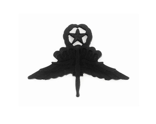 U.S. Army Military Free Fall Parachutist (Halo) Master STA-BRITE® BLACK Metal Pin-on Badge