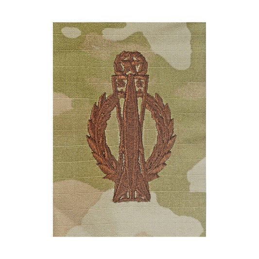 U.S. Air Force Missile Operator (Master) OCP Spice Brown Badge