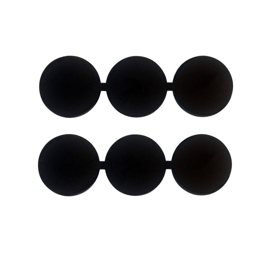 ROTC Captain STA-BRITE® (Black) Rank Pin-on (pair)