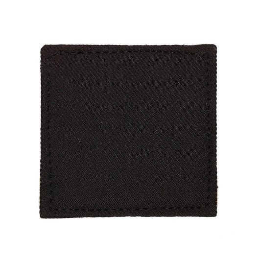 U.S. Army Blank 2x2 Black with Hook Fastener