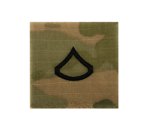 U.S. Army E3 Private First Class OCP 2x2 Sew-On Rank (For Shirt, Jacket, Coat) (each)
