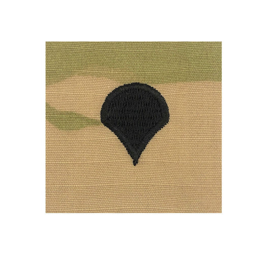US Army E4 Specialist OCP 2x2 Sew-On Rank For Shirt,Jacket,Coat