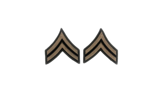 U.S. Army AGSU Army E4 Corporal Chevron Sew-on Rank (male)