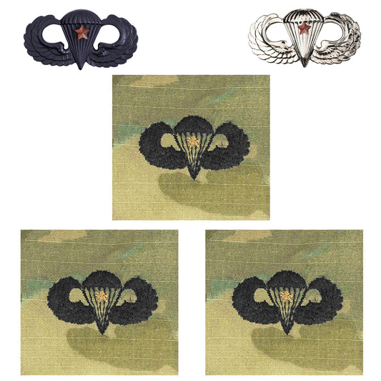 U.S. Army Combat Jump Wings (1AWD) Badge Bundle