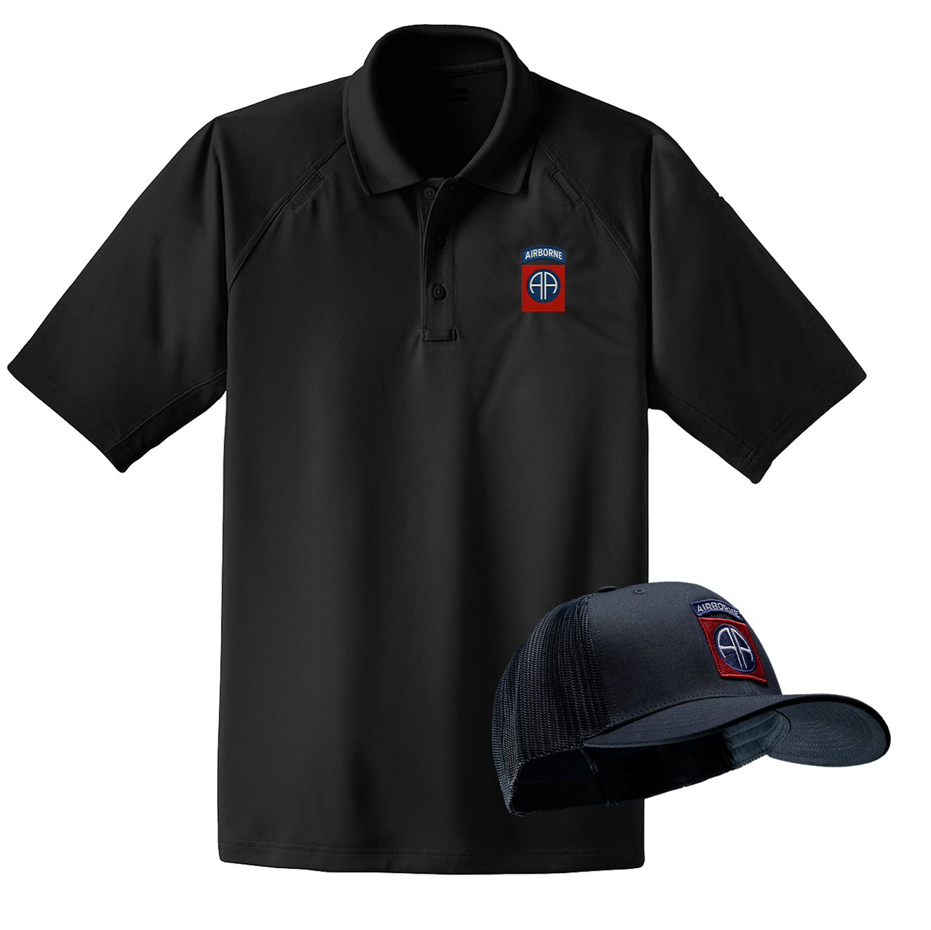 82nd Trucker Hat / Tactical Polo Pack