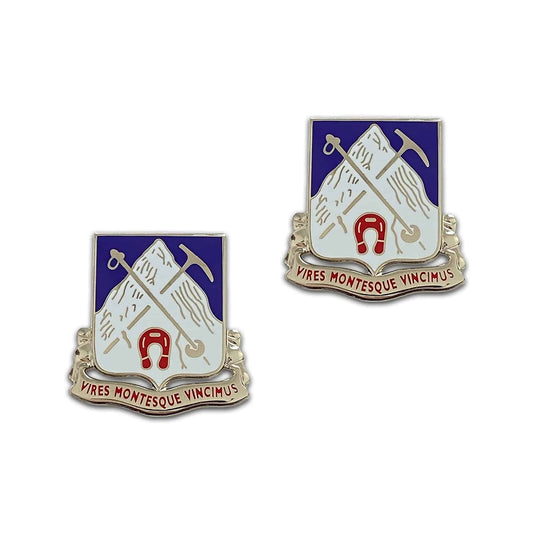U.S. Army 87th Infantry Regiment Unit Crest (Pair)