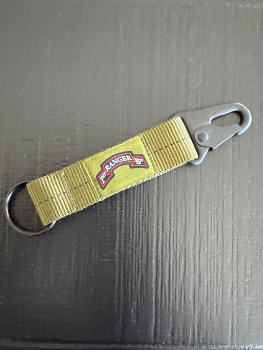 4-in-the-Hand OD Green Lanyard Keychain