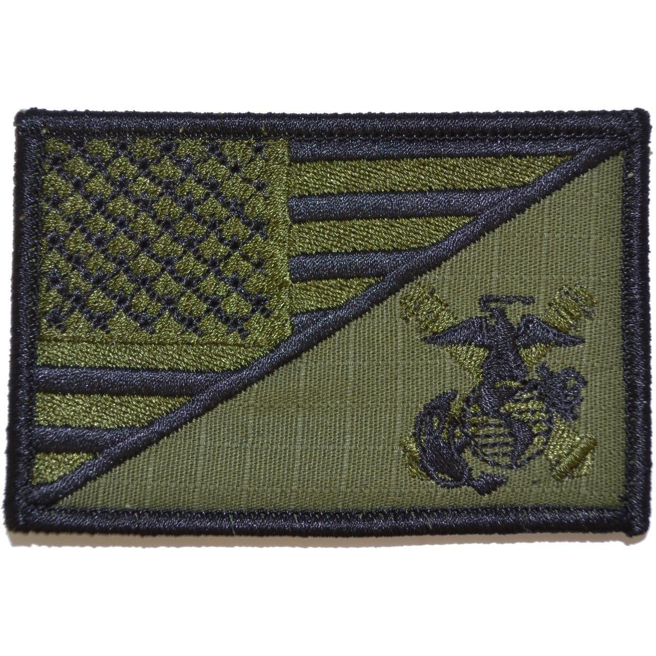 USMC Artillery USA Flag - 2.25x3.5 Patch