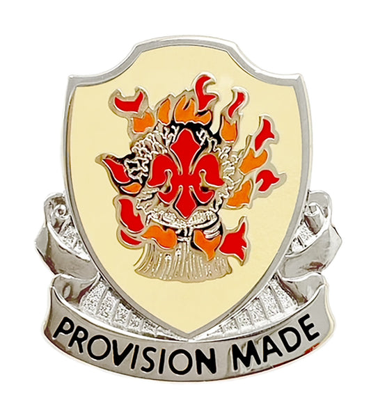 U.S. Army 96th Support Battalion Crest "Provision Made" (each)