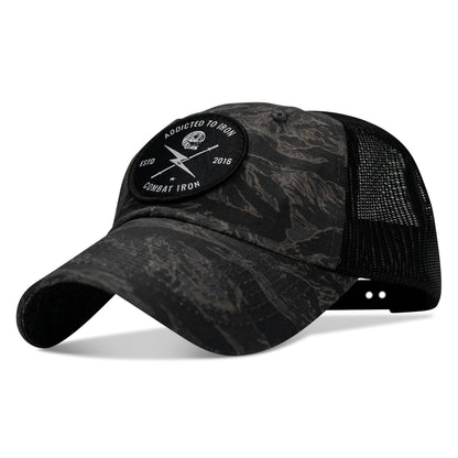 Addicted To Iron Patch Tactical Ripstop Mesh Snapback Hat