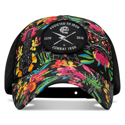 Addicted To Iron Patch Tactical Ripstop Mesh Snapback Hat