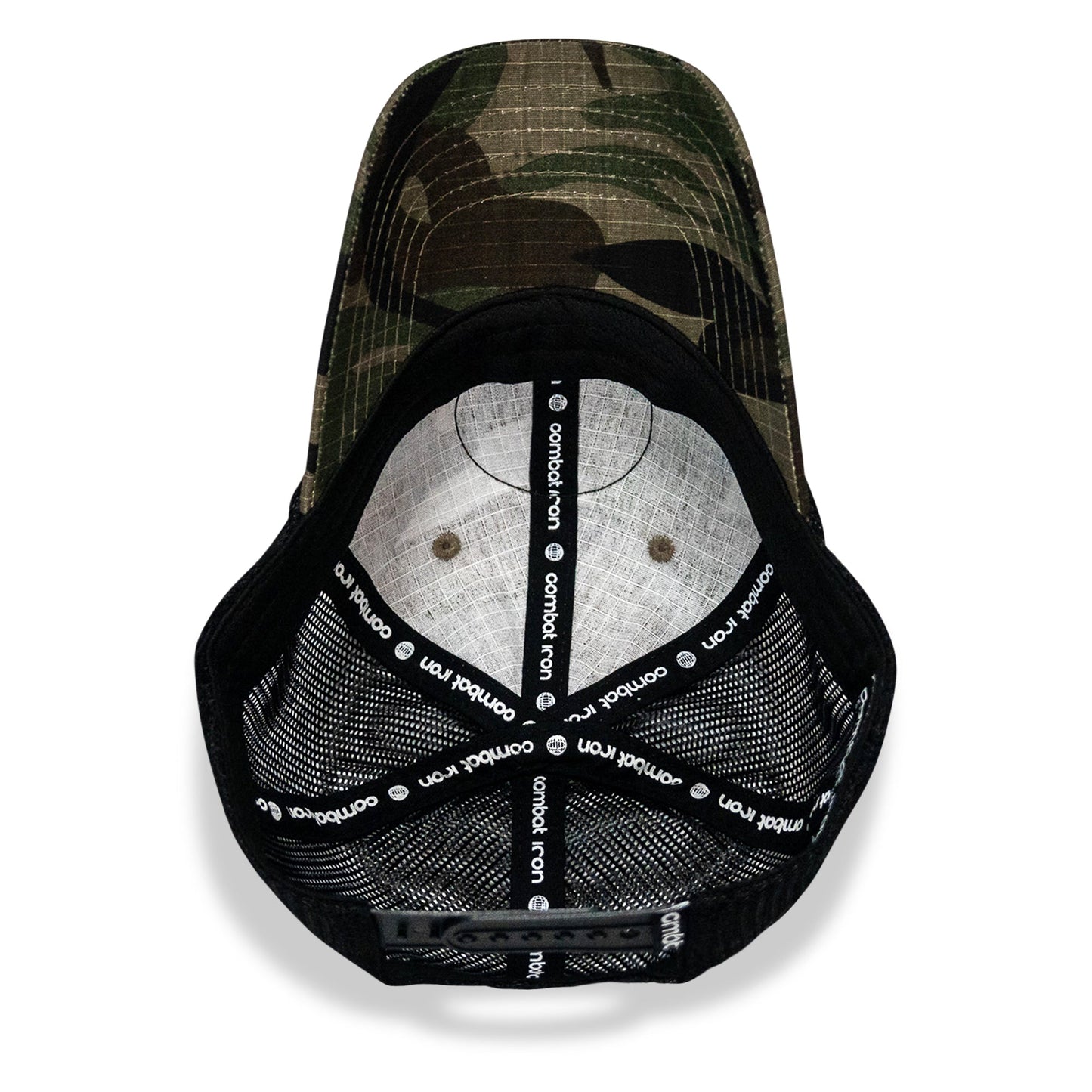 Addicted To Iron Patch Tactical Ripstop Mesh Snapback Hat