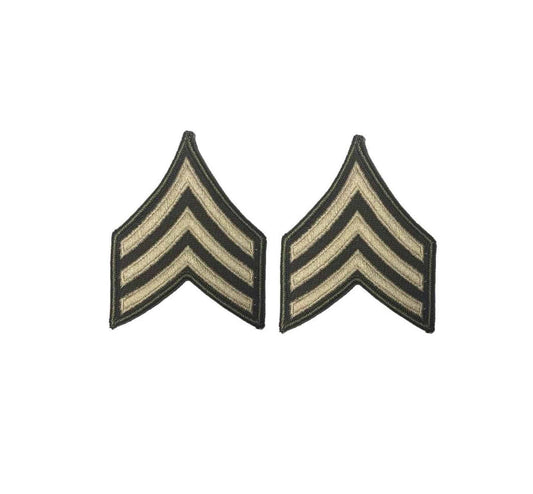 U.S. Army AGSU E5 Sergeant Chevron Sew-on Rank (male)