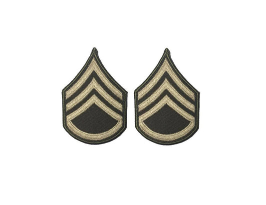 U.S. Army AGSU Staff Sergeant Chevron Sew on Rank (Female)