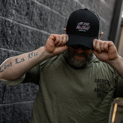 All Kill No Chill Patch Snapback Hat