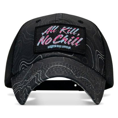 All Kill No Chill Patch Tactical Ripstop Mesh Snapback Hat