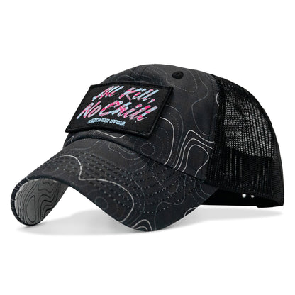 All Kill No Chill Patch Tactical Ripstop Mesh Snapback Hat