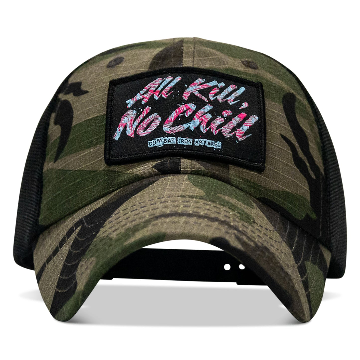 All Kill No Chill Patch Tactical Ripstop Mesh Snapback Hat