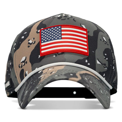 USA PVC Flag Waterproof Weekender Snapback