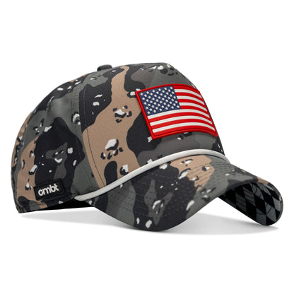 USA PVC Flag Waterproof Weekender Snapback