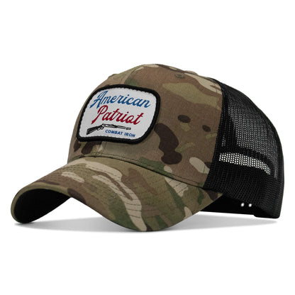 American Patriot Patch Snapback Hat