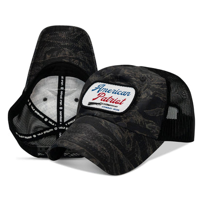 American Patriot Patch Tactical Ripstop Mesh Snapback Hat