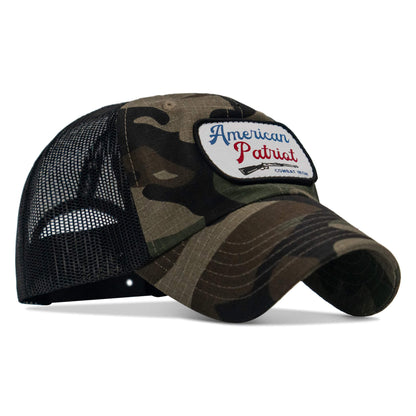 American Patriot Patch Tactical Ripstop Mesh Snapback Hat