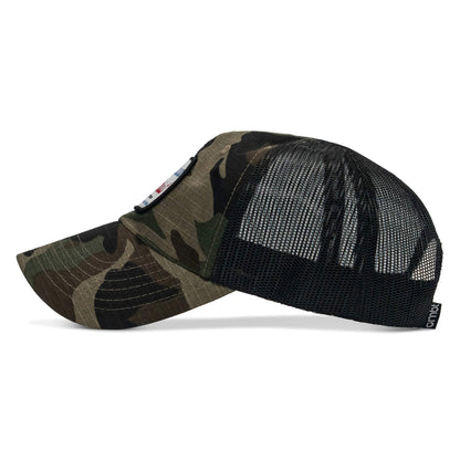 American Patriot Patch Tactical Ripstop Mesh Snapback Hat