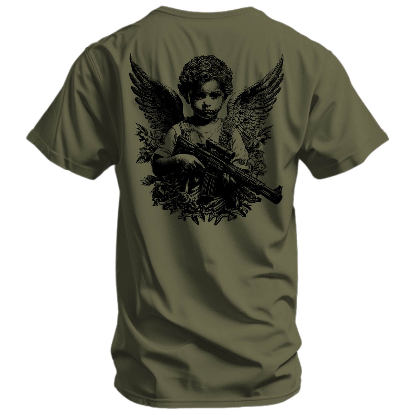 The Armed Guardian Angel Men's T-Shirt