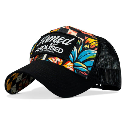 Armed & Aroused Patch Original Ripstop Snapback Hat