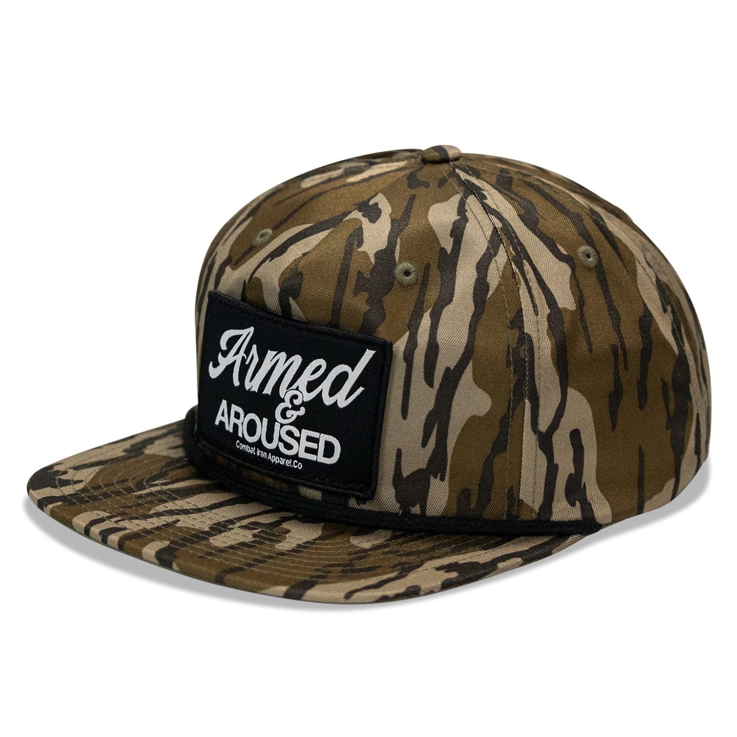 Armed & Aroused Patch Flatbill Snapback Hat