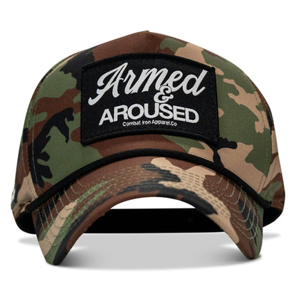 Armed & Aroused Patch Weekender Snapback
