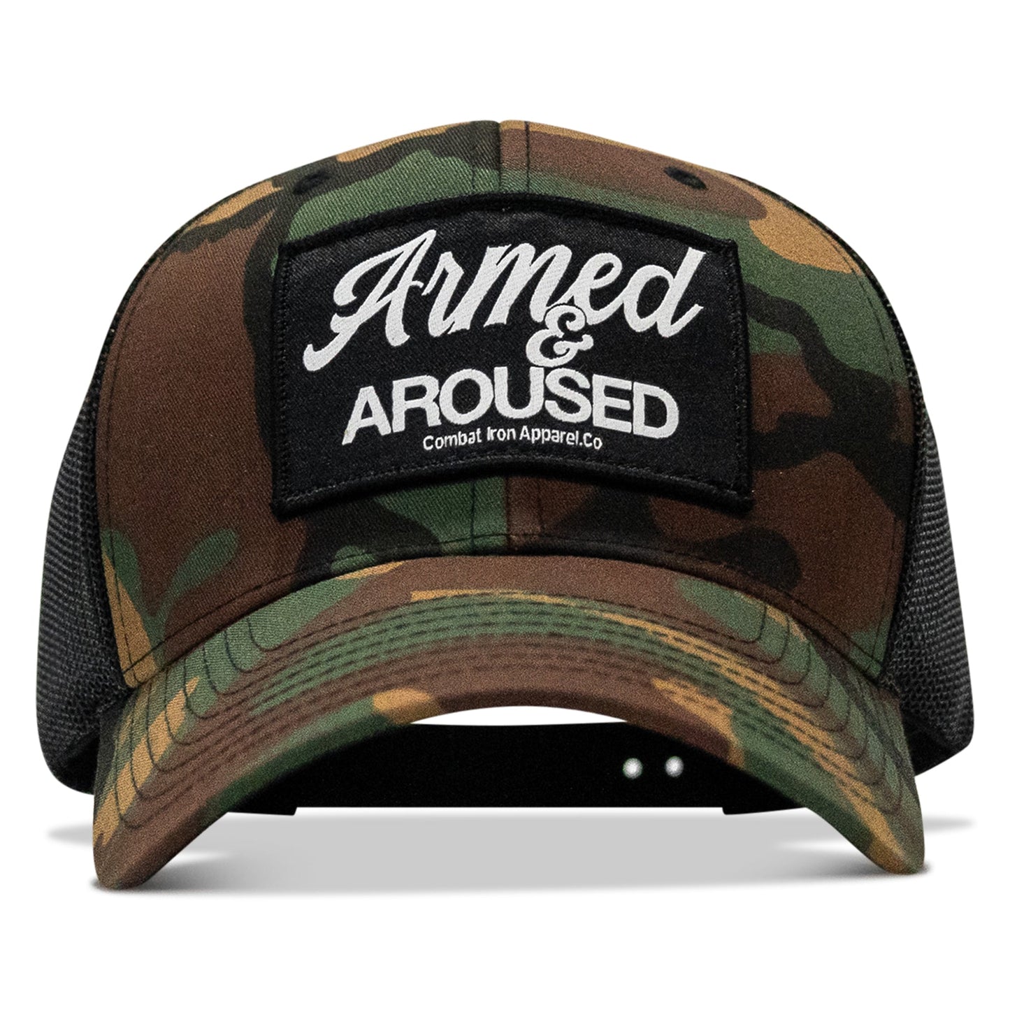Armed & Aroused Patch Snapback Hat