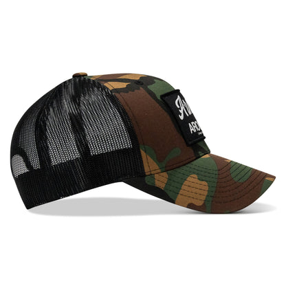 Armed & Aroused Patch Snapback Hat