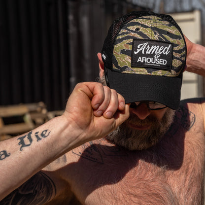 Armed & Aroused Patch Original Ripstop Snapback Hat