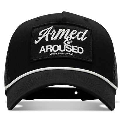 Armed & Aroused Patch Rope Snapback