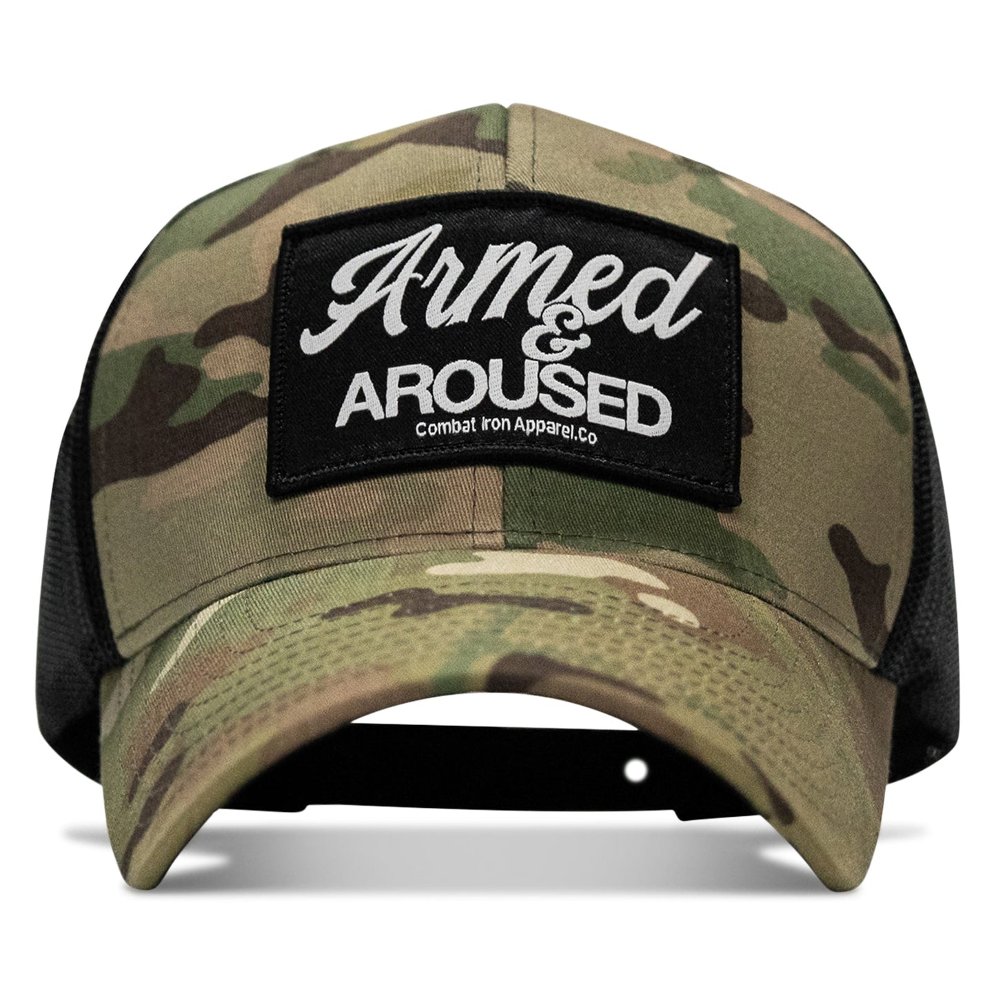 Armed & Aroused Patch Snapback Hat