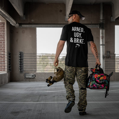 Armed. Ugly. & Broke. Men's T-Shirt