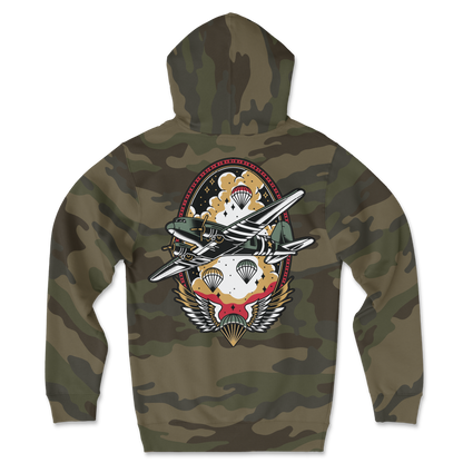 Airborne Traditional Camo Hoodie