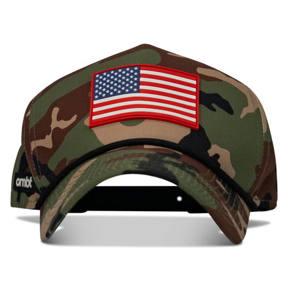 USA PVC Flag Waterproof Weekender Snapback
