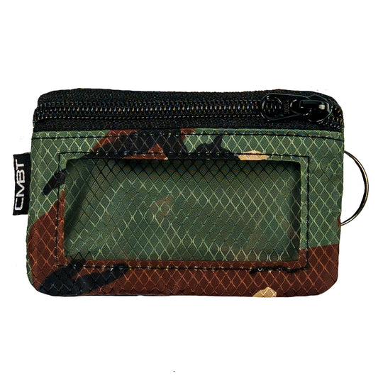Double Zip Pocket Ripstop Wallet