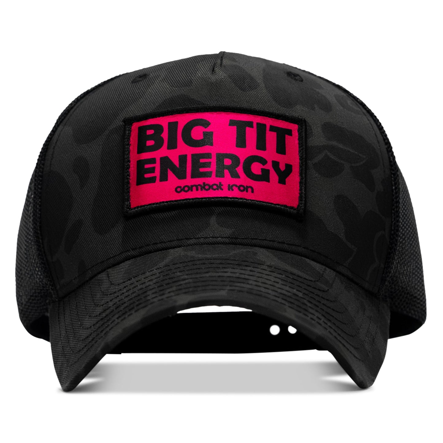 Big Tit Energy Pink Patch Snapback Hat