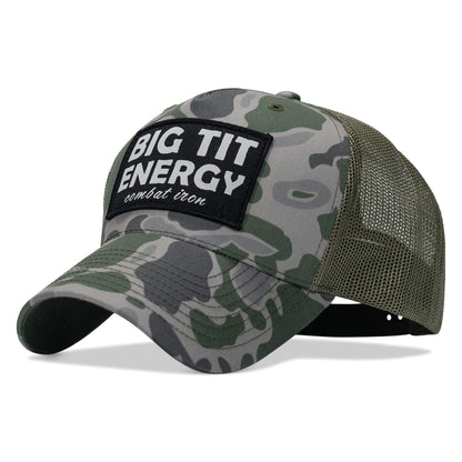 Big Tit Energy Patch Mesh Snapback Hat
