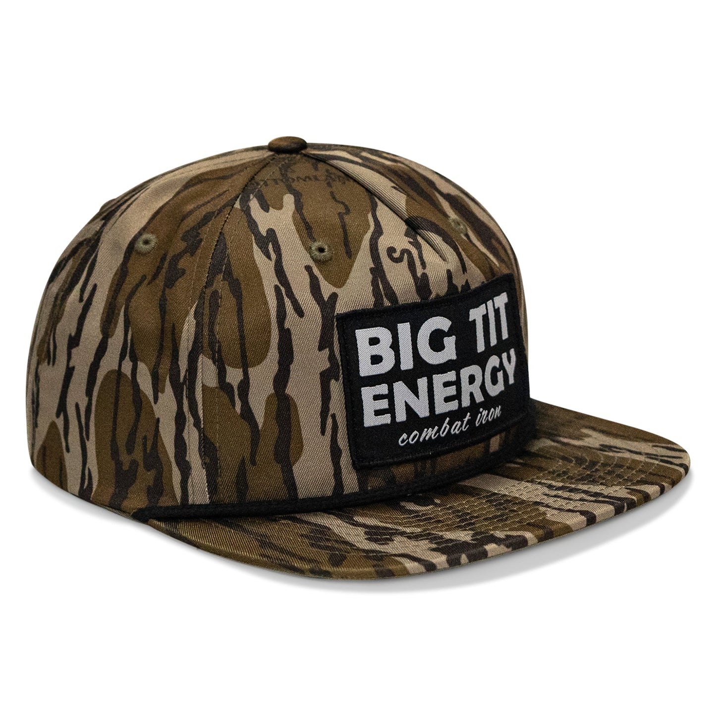 Big Tit Energy Patch Flatbill Snapback Hat