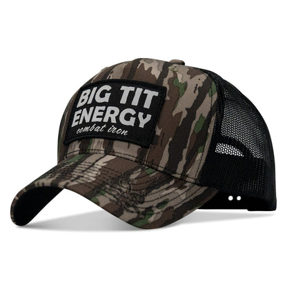 Big Tit Energy Patch Mesh Snapback Hat