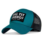 Load image into Gallery viewer, Big Tit Energy Patch Mesh Snapback Hat
